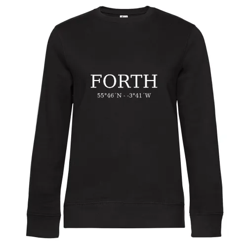 Forth Koordinaten Sweat Frauen Queen Crew Neck