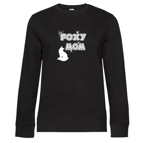 Foxy Mom - Fuchs Fuchsliebhaber Sweat Frauen Queen Crew Neck