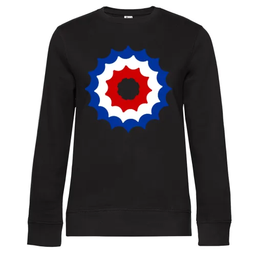 Frankreich Ritzel Sweat Frauen Queen Crew Neck