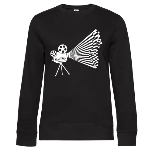 Frau im Licht Sweat Frauen Queen Crew Neck