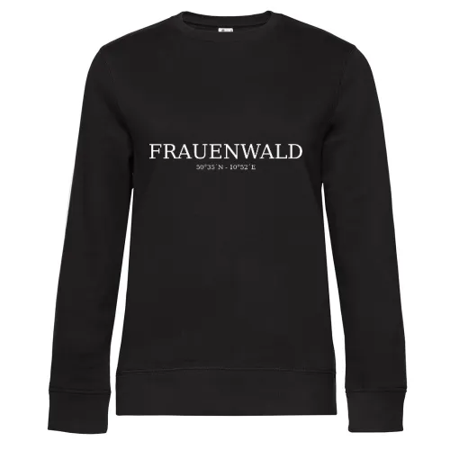Frauenwald Koordinaten Sweat Frauen Queen Crew Neck