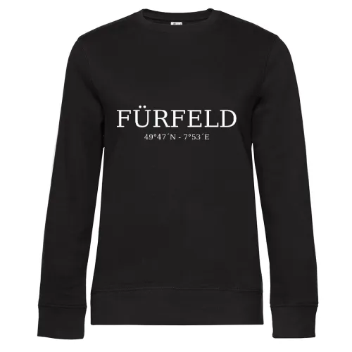 Fürfeld Koordinaten Sweat Frauen Queen Crew Neck