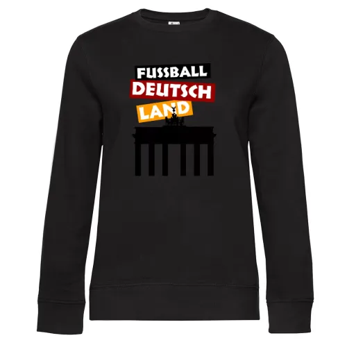 Fussball Deutschland 2.0 Sweat Frauen Queen Crew Neck
