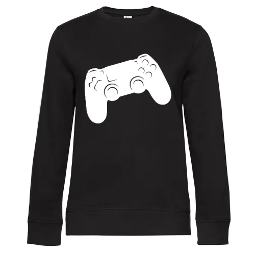 Gaming Controller Sweat Frauen Queen Crew Neck
