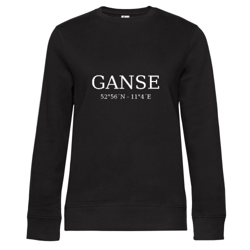Ganse Koordinaten Sweat Frauen Queen Crew Neck