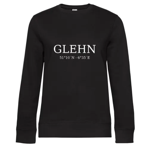 Glehn Koordinaten Sweat Frauen Queen Crew Neck