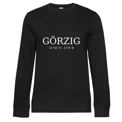 Görzig Koordinaten Sweat Frauen Queen Crew Neck