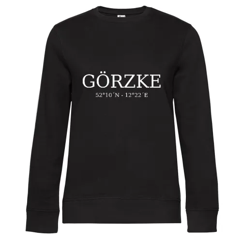 Görzke Koordinaten Sweat Frauen Queen Crew Neck