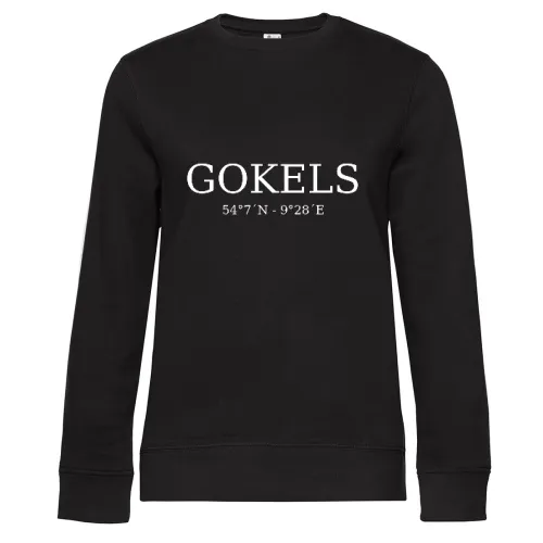Gokels Koordinaten Sweat Frauen Queen Crew Neck