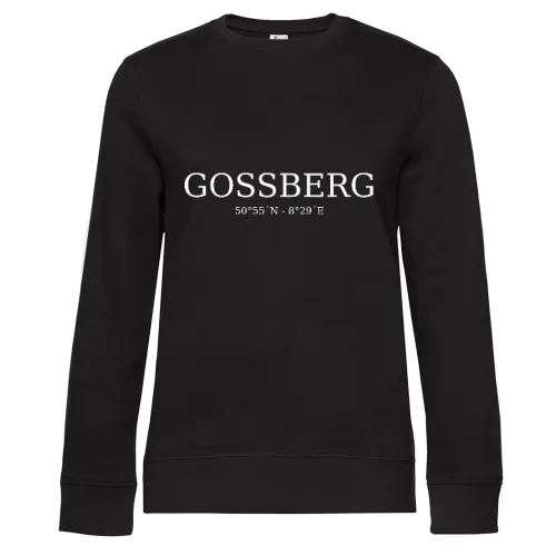 Goßberg Koordinaten Sweat Frauen Queen Crew Neck