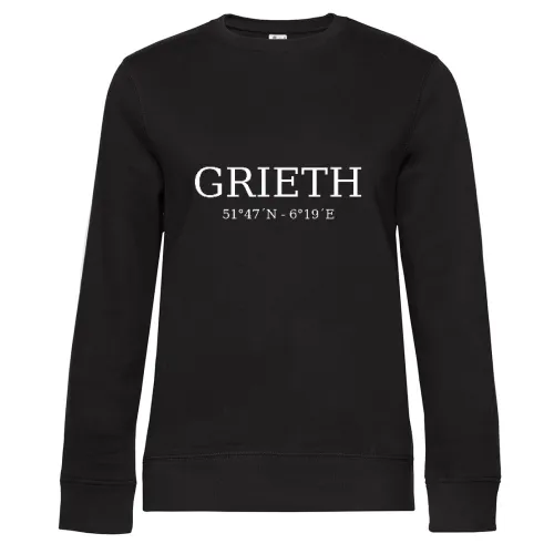 Grieth Koordinaten Sweat Frauen Queen Crew Neck