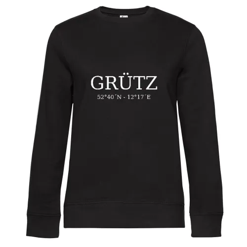 Grütz Koordinaten Frauen Sweat Grütz Koordinaten Sweat