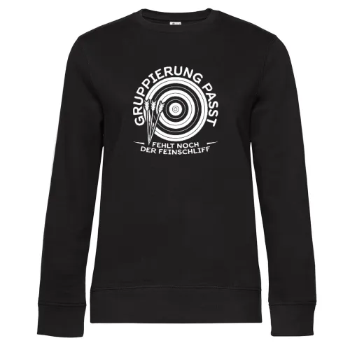 Gruppierung Passt, Fehlt Noch Der Feinschliff Sweat Frauen Queen Crew Neck