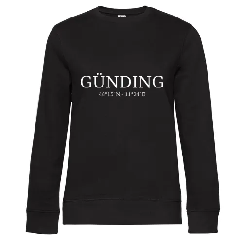 Günding Koordinaten Sweat Frauen Queen Crew Neck