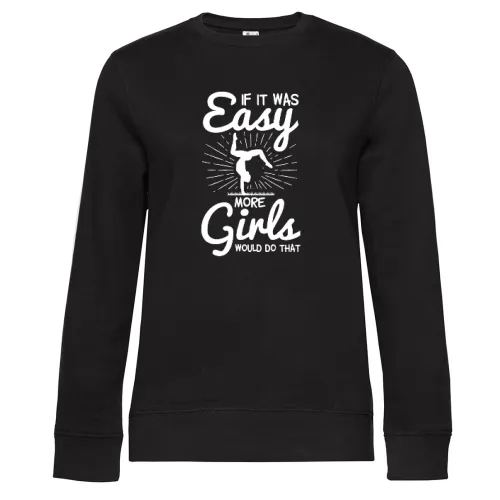 Gymnastik Turnerinnen Spruch Handstand Akrobatik Sweat Frauen Queen Crew Neck