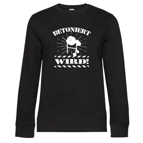 Handwerker Betonmischer Beton Betoniert Wird Motto Sweat