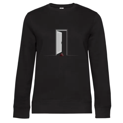 Haufen in der Tür Sweat Frauen Queen Crew Neck