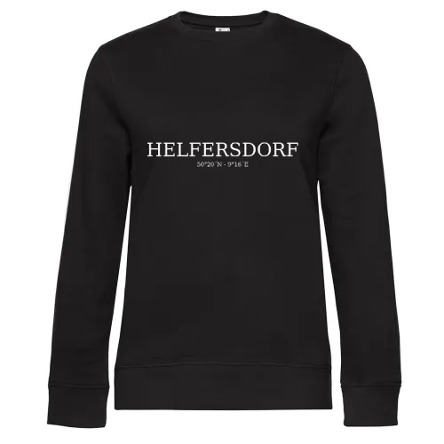 Helfersdorf Koordinaten Sweat Frauen Queen Crew Neck