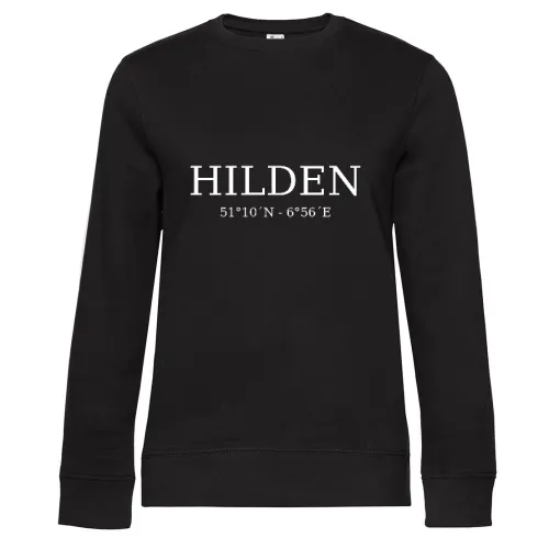 Hilden Koordinaten Sweat Frauen Queen Crew Neck