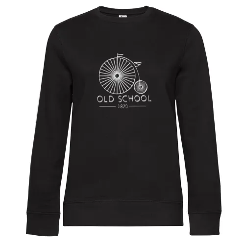 Hochrad Fahrrad Old School Sweat Frauen Queen Crew Neck