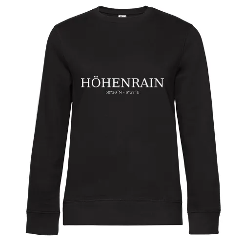 Höhenrain Koordinaten Sweat Frauen Queen Crew Neck