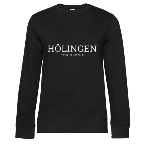 Hölingen Koordinaten Sweat Frauen Queen Crew Neck