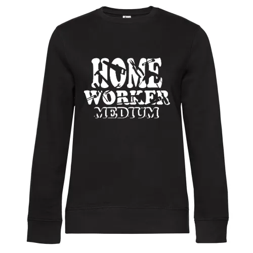 Home Worker Sweat Frauen Queen Crew Neck