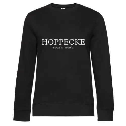 Hoppecke Koordinaten Sweat Frauen Queen Crew Neck