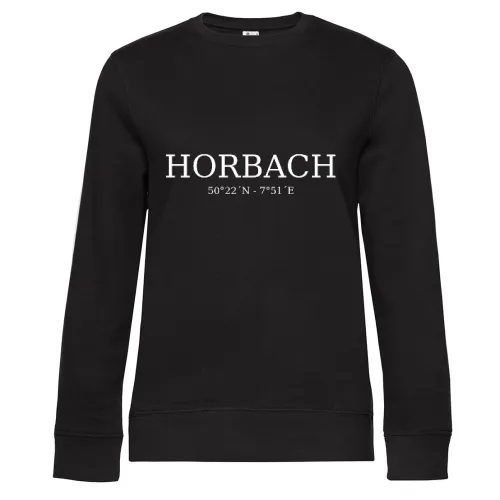Horbach Koordinaten Sweat Frauen Queen Crew Neck