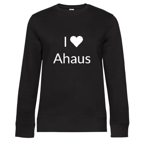 I Love Ahaus Sweat Frauen Queen Crew Neck