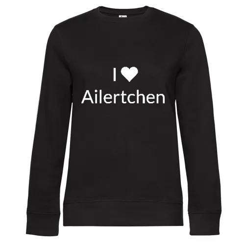 I Love Ailertchen Sweat Frauen Queen Crew Neck