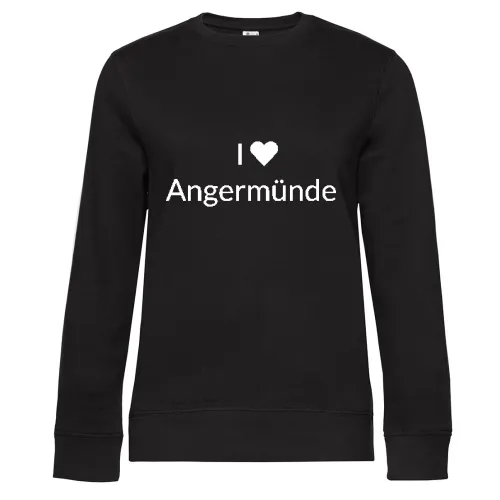 I Love Angermünde  Sweat Frauen Queen Crew Neck