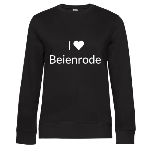 I Love Beienrode Sweat Frauen Queen Crew Neck