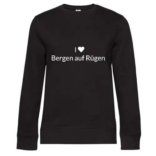 I Love Bergen auf Rügen  Sweat Frauen Queen Crew Neck