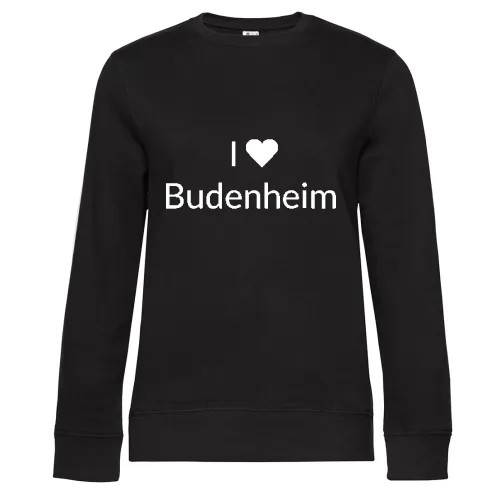 I Love Budenheim Sweat Frauen Queen Crew Neck