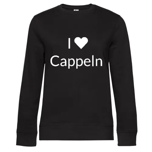 I Love Cappeln Sweat Frauen Queen Crew Neck
