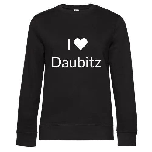 I Love Daubitz Sweat Frauen Queen Crew Neck