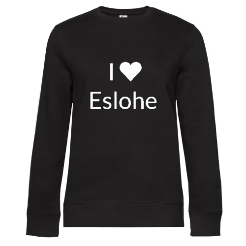 I Love Eslohe Sweat Frauen Queen Crew Neck