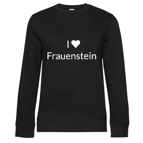 I Love Frauenstein  Sweat Frauen Queen Crew Neck