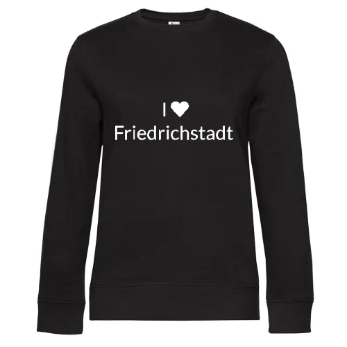 I Love Friedrichstadt Sweat Frauen Queen Crew Neck