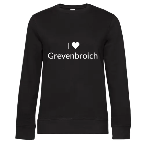 I Love Grevenbroich Sweat Frauen Queen Crew Neck