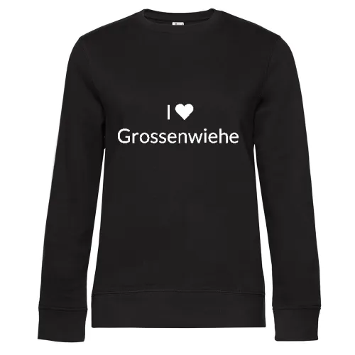 I Love Grossenwiehe Sweat Frauen Queen Crew Neck