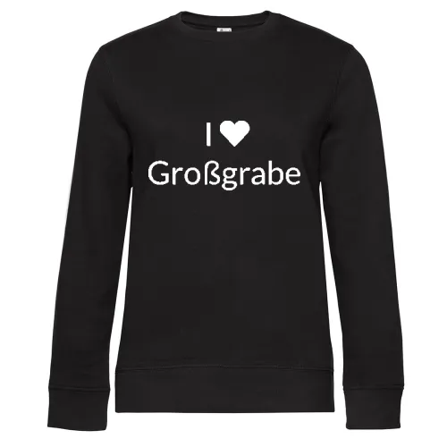 I Love Großgrabe Sweat Frauen Queen Crew Neck