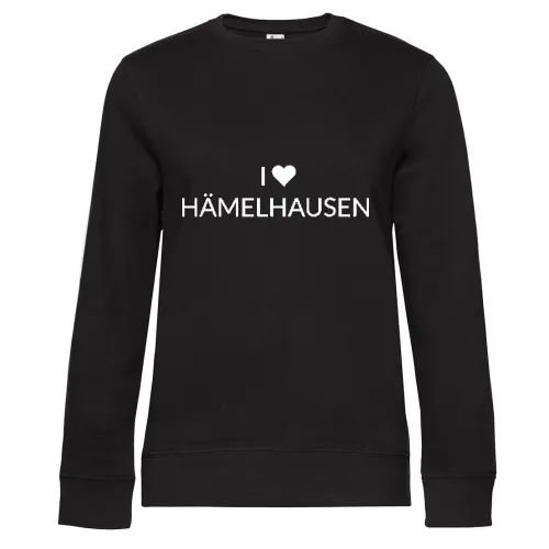 I Love HÄMELHAUSEN Sweat Frauen Queen Crew Neck