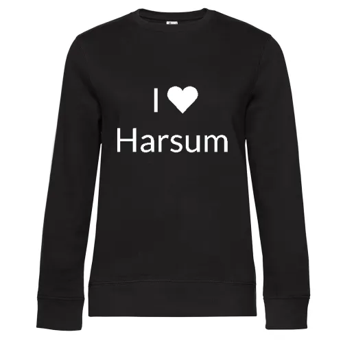 I Love Harsum Sweat Frauen Queen Crew Neck