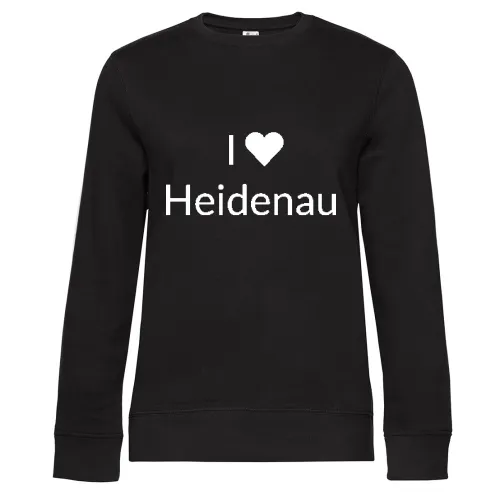 I Love Heidenau Sweat Frauen Queen Crew Neck