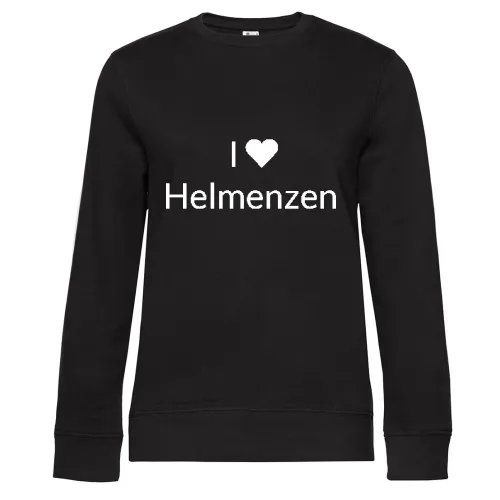 I Love Helmenzen Sweat Frauen Queen Crew Neck