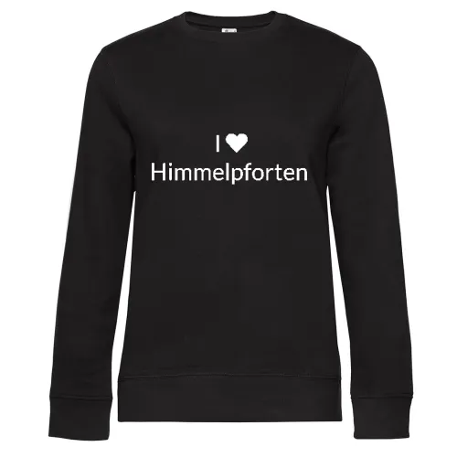 I Love Himmelpforten Sweat Frauen Queen Crew Neck