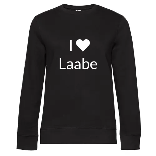 I Love Laabe Sweat Frauen Queen Crew Neck
