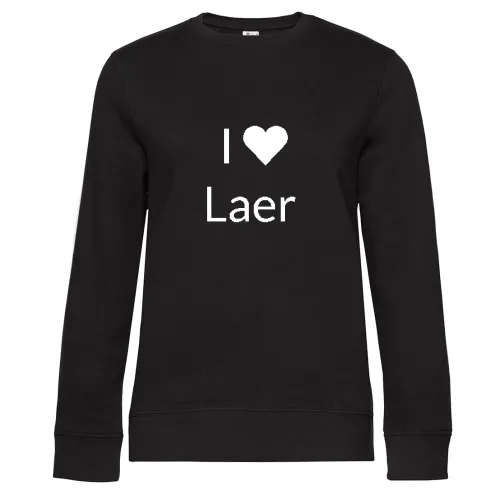 I Love Laer Sweat Frauen Queen Crew Neck